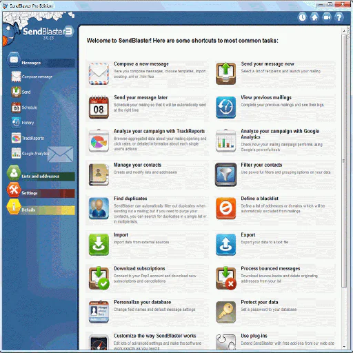 SendBlaster Pro Edition v4.4.2 Full Version